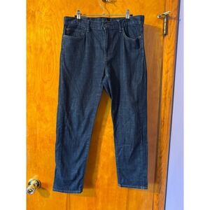 Uniqlo Women's Dark Wash Denim Jeans Casual Everyday Classic